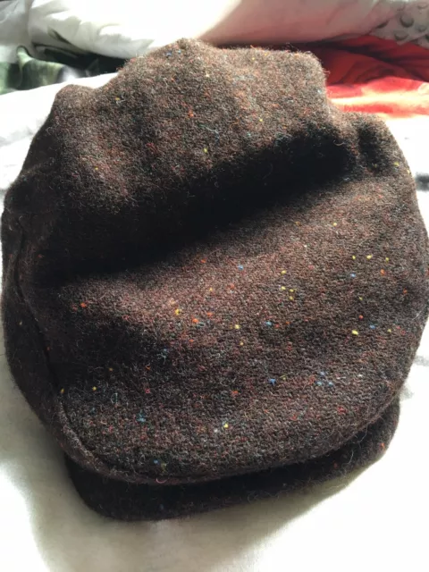 Laird & Co Hatters - Brown Flat Cap- 61cm / Size 7 1/2 - Newsboy - Peaky Blinder