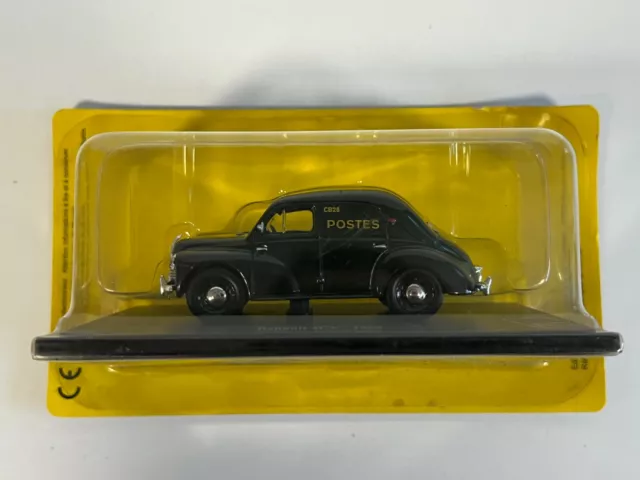 ATLAS UNIVERSAL HOBBIES NOREV Renault 4CV 1950 Postes Musée La Poste 1/43 2