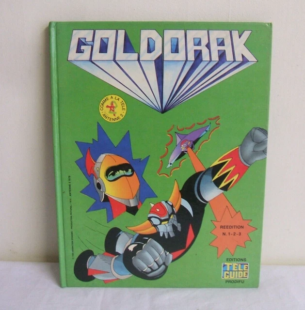 RARE SUPER POSTERS N’5 GOLDORAK 86X58 TÉLÉ GUIDE 1978 COMPLET