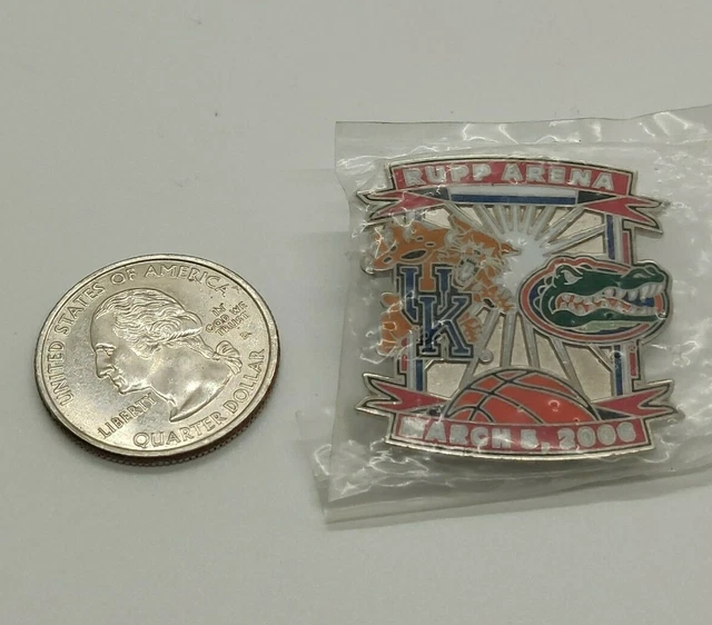 2006 Kentucky Wildcats vs Florida Gators Rupp Arena Basketball Lapel Pin  # /500