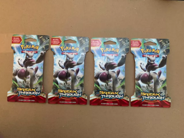 Pokemon XY Break Through 10 Card Sleeved Booster Pack New Sealed. 1 Pack.