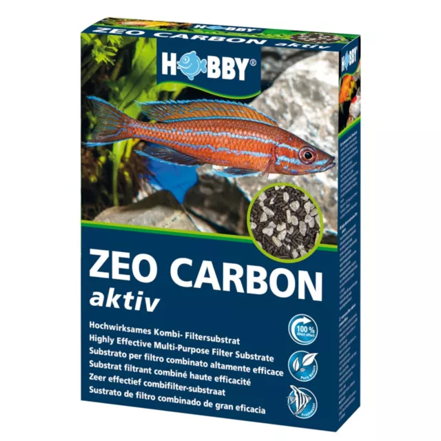 Hobby Zeo Carbono Activo 500G - Altamente Eficaz Kombi-Filtersubstrat Material