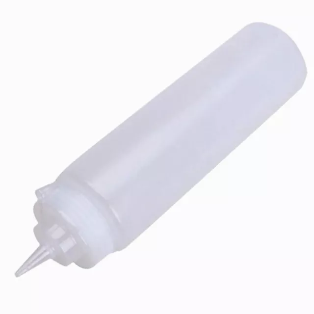 250Ml WeißEr Transparenter Plastiksauce-Quetschflaschenspender mit Kappe I4X1