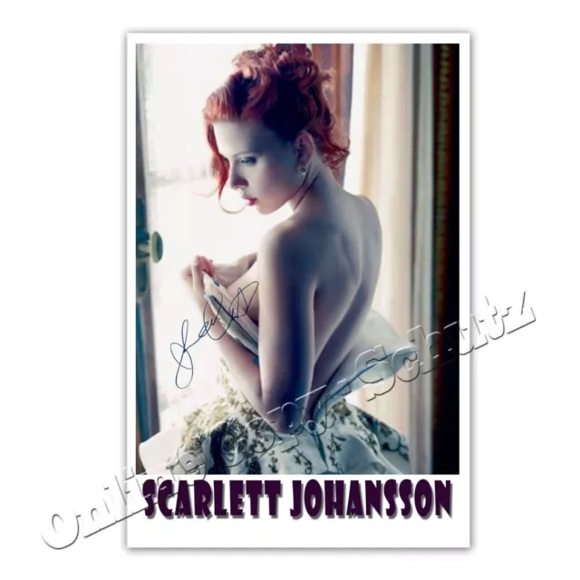 Scarlett Johansson sexy Autogrammfoto / Autograph Photo + +