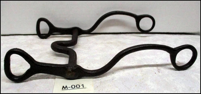 From Museum HAND FORGED 1700's Era Long Delicate Shanks Iron Bit M-001