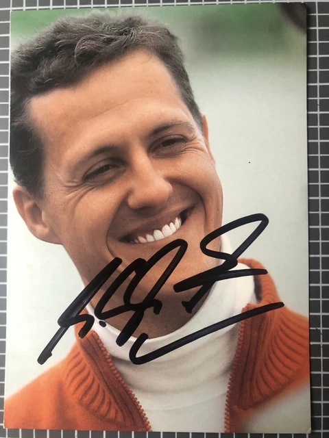 ORIGINALSIGNIERTES AUTOGRAMM KARTE von Michael Schumacher EUR 150,00