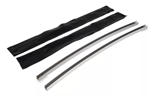 JEGS Vertical Quarter Glass Window Channel Guides for 1973-1974 Chevrolet Nova