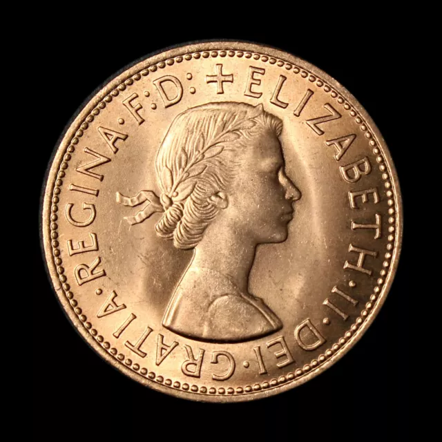 Elizabeth II 1967 Penny, Brilliant uncirculated