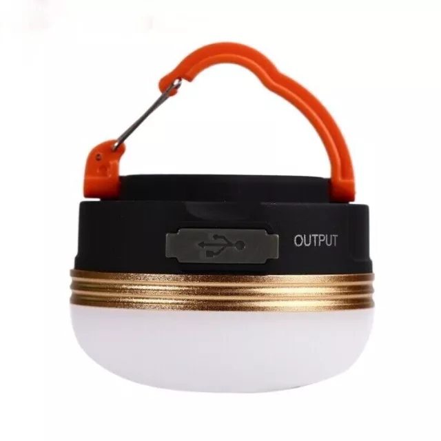 Rechargeable LED Magnet Adsorption Camping Light Lantern Outdoor Tent Lamp USB 3