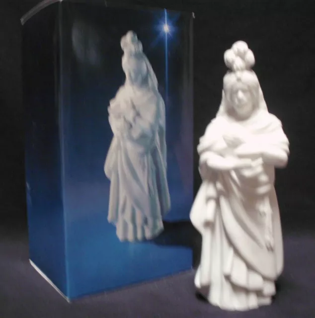 Avon Nativity Collectibles King Magi KASPAR Wise Man White Porcelain Bisque