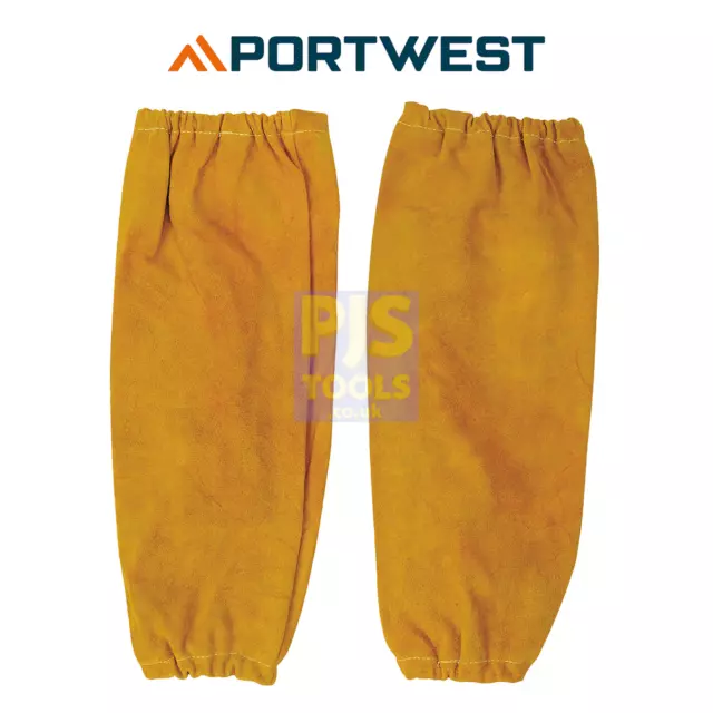 Portwest Bizweld SW20 Cowhide Leather Welders Sleeves Welding