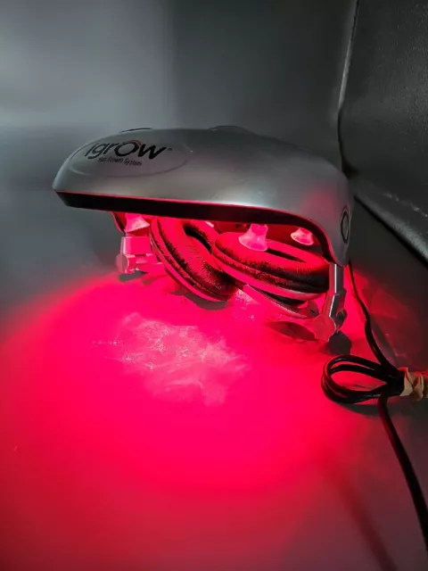iGrow Laser Hair Growth Helmet Treatment System Used TESTED/WORKS! iGrow Laser Hair Growth Helmet Treatment System Used TESTED/WORKS!