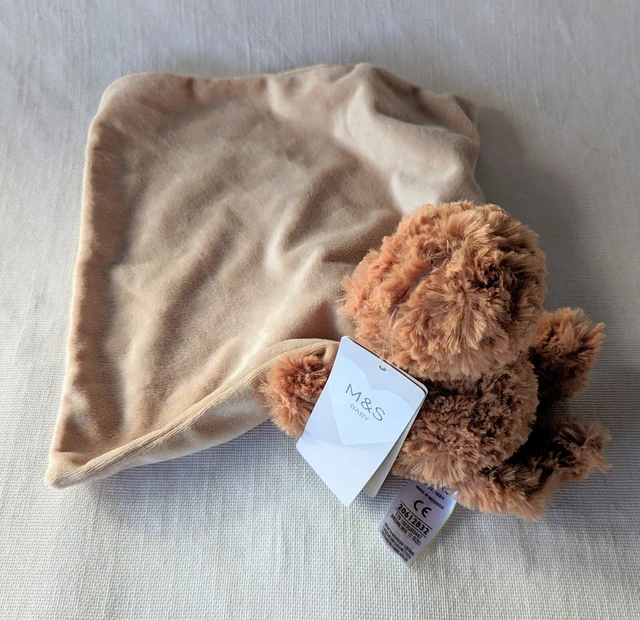 MARKS AND SPENCER M&S Brown Monkey Comforter Soother 12" Brand New With