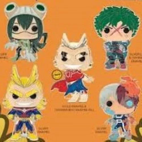 Funko Pop Large Enamel Pins ANIME - MY HERO ACADEMIA