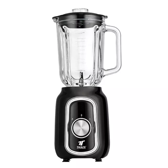 Batidora De Vaso Trituradora Electrica 500W Jarra Cristal Extra Reforzado 1,5L