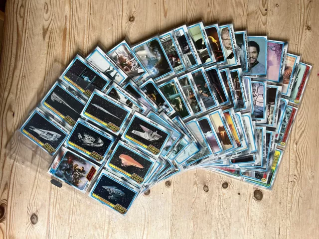 Star Wars 1980 Topps Trading Cards Empire Strikes Back Full Set Series 2 Vintage