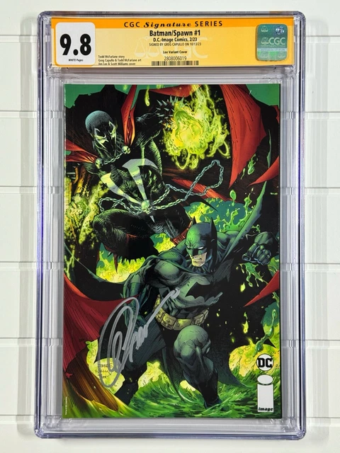 Batman Spawn #1 (2023 DC) Signed Greg Capullo Variant Jim Lee CGC 9.8