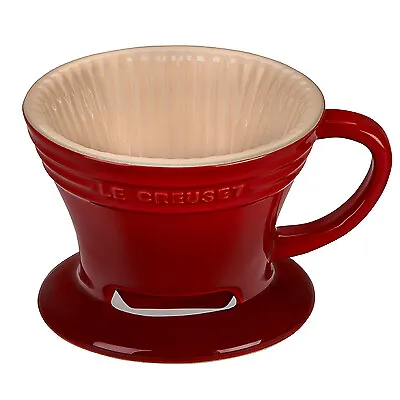 Le Creuset Kaffee-Filter Kirschrot  Steinzeug 61223000600005