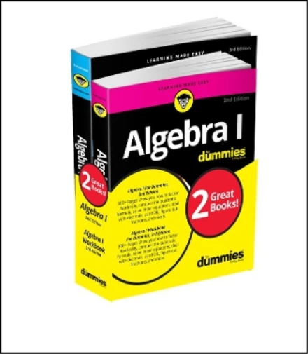 Mary Jane Sterling Algebra I For Dummies Book + Workbook Bundle (Paperback)
