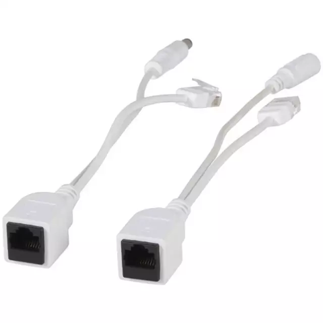 Kit adattatore passivo Power Over Ethernet (POE) di alta qualità da 2,1 mm CC RJ