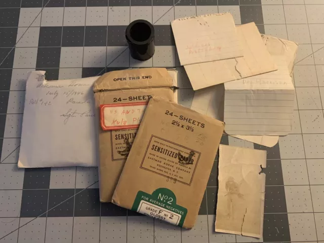 Vintage Film Negatives - 1940s Medium Format - Military World War 2 - Lot 5