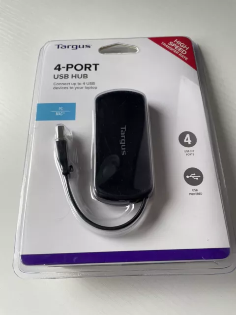 Targus 4-Port USB Hub - Hub - 4 x Hi-Speed USB - desktop (438917)