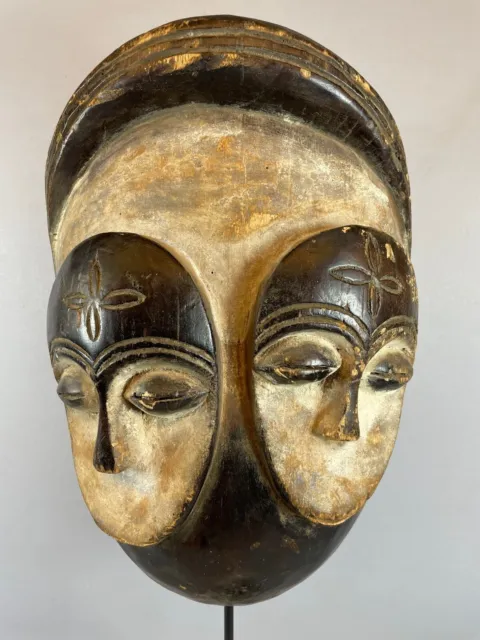 220638 - Old African twin mask from the Lega Bwami - Congo.