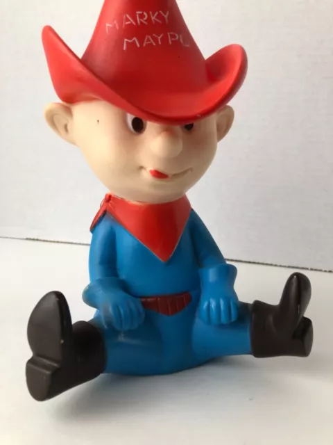 VINTAGE RARE 1960S MAYPO CEREAL MARKY MAYPO SOFT VINYL FIGURE DOLL COIN  BANK $59.90 - PicClick