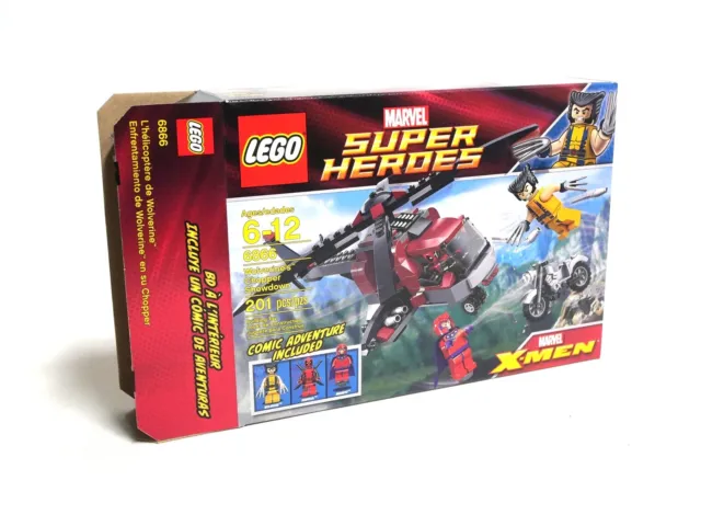 Lego Marvel Super Heroes 6866 Wolverine's Chopper Showdown BOX ONLY