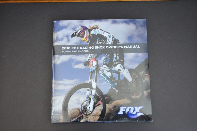 New Sealed Fox Racing Shox 2010 Owners Manual Forks & Shocks CD-ROM