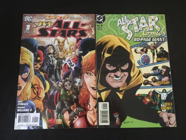 JSA ALL-STARS #1, ALL-STAR COMICS 80-PAGE GIANT #1 VFNM Condition
