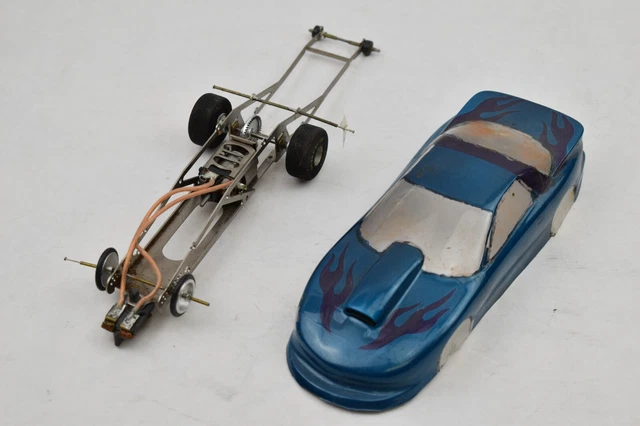 1 24 SCALE THE Edge by Parma Dragster Slot Car Chassis and Body 80.99 PicClick