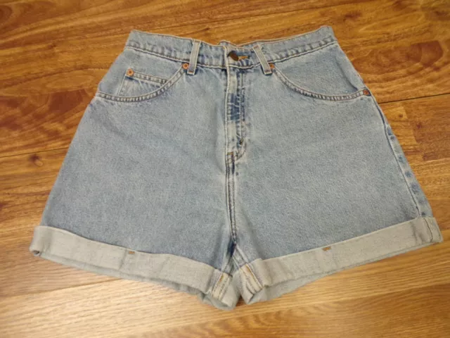 Vintage Levis 954 Shorts High Waisted Mom Jean Orange Tab Size 7 Cuffs