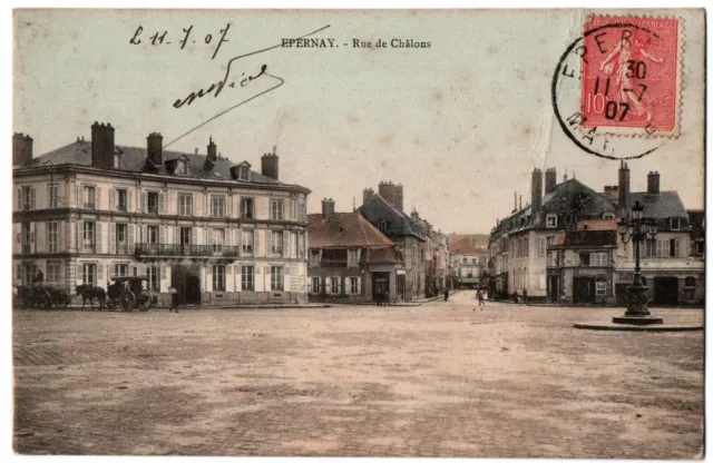 CPA 51 - EPERNAY (Marne) - Rue de Châlons