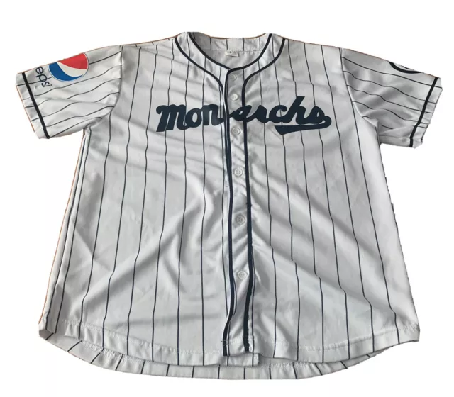 Pepsi World Promotions White Kansas City Monarchs Jersey Baseball Size XL  promo