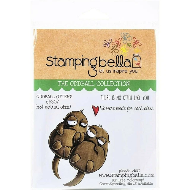 Stamping Bella Oddball Otters rubber stamps / Stamp Set for Cardmaking