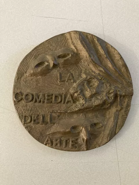 Très Belle Médaille Bronze Comédiateur Del Arte Daniel David Monnaie De Paris