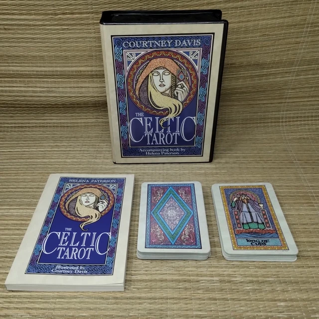 CELTIC TAROT CARDS by Courtney Davis & Book by Helena Paterson