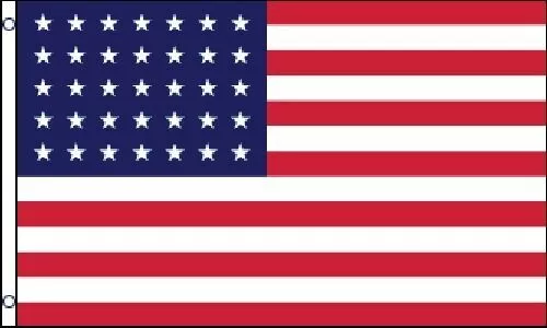 35 Star US Civil War Era Flag 3x5 ft United States USA American 1863 1865 Union