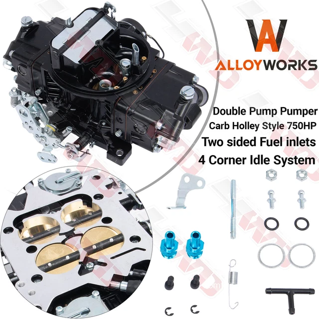 Topteng BR-67213 Carburetor 4 Barrel 750 CFM Double Pumper Carb