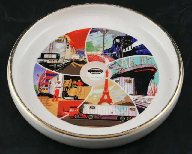 Vintage Finney Co New York Central System Collectors Dish Ashtray Road Future O1