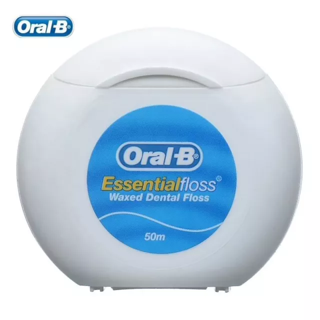 Oral B Essential 50M Floss Regular Unwaxed - Pack Of 3