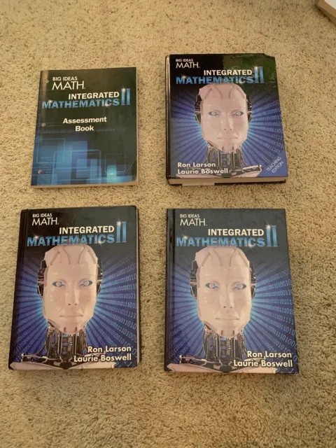 Big Ideas Math Integrated Mathematics II full book set (TEACHER BOOK INCLUDED)