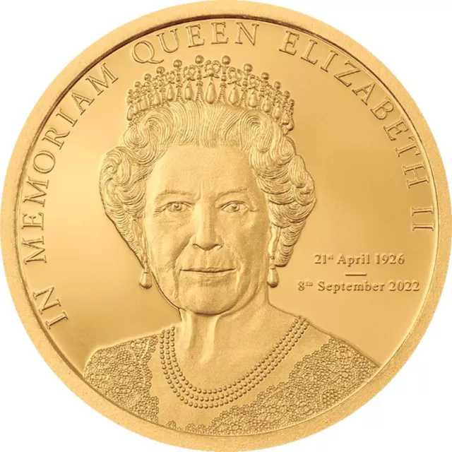 Königin / Queen Elizabeth Ii. / England 2022 - 999 Gold - Münze - Goldbarren