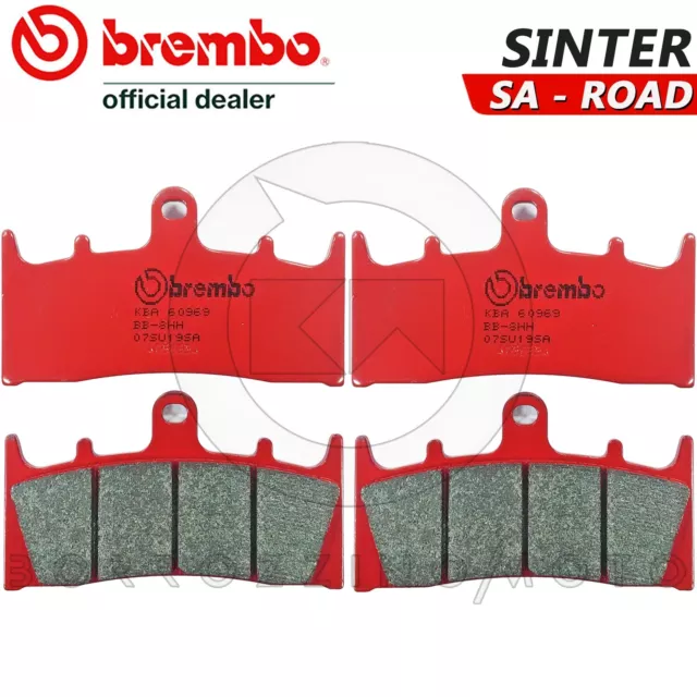 PASTIGLIE FRENO ANTERIORI BREMBO ROSSE SINTER per SUZUKI TL 1000 R 1998 1999