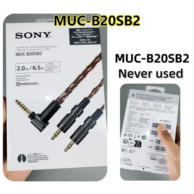 SONY MUC-B20SB2 KIMBER Kable 4.4mm Balanced Headphone Cable 2m MDR