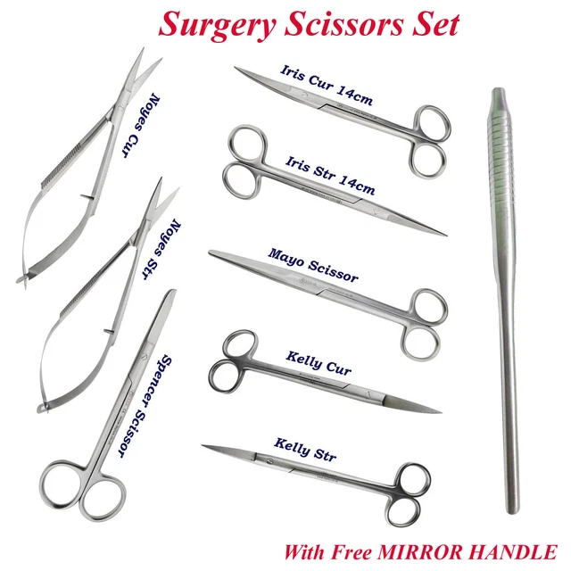 Strumenti Chirurgici Oral Medentra Kit Elevatori Dentali Per Estrazione - 8 Pezzi In Acciaio Inox, Per Chirurgia Orale, Marca Medentra Dentifricio Mentadent - Foto 3