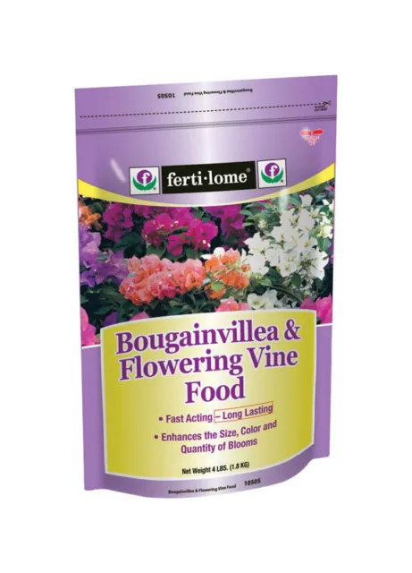 Ferti-Lome Bougainvillea & Flowering Vine Food Granules Plant Food 4 lb. - Total