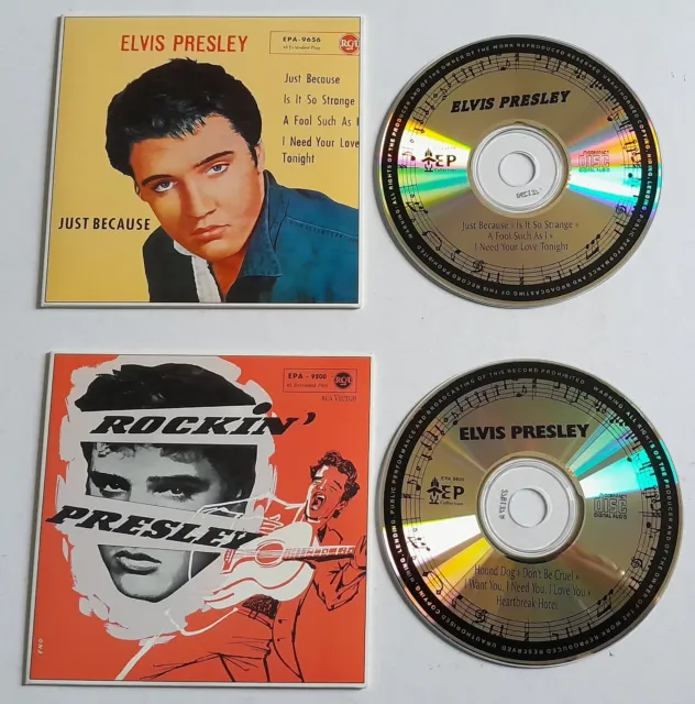 Elvis Presley original CD import - 2 CDs Germany vinyl EP replica EP collection