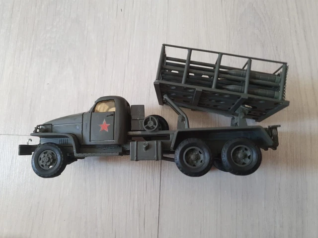 Camion Militaire Russe Kiev En Métal - Jouet Ancien Dans Sa Boîte - Rare